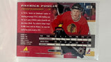 #135 Patrick Poulin Chicago Blackhawks 95-96 Pinnacle Hockey Card