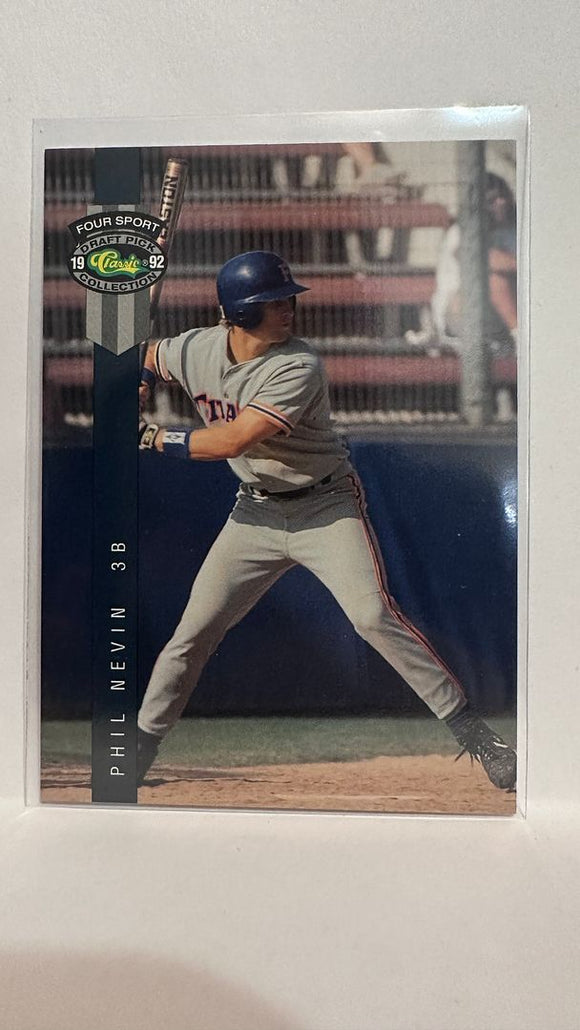 #226 Phil Nevin Draft Pick Houston Astros 1992 Four Sport Classic Baseball Card