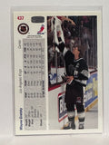 #437 Wayne Gretzky Los Angeles Kings 91-92 Upper Deck Hockey Card