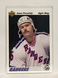 #432 Jason Prosfsky New York Rangers 91-92 Upper Deck Hockey Card