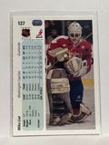 #127 Mike Liut Washington Capitals 90-91 Upper Deck Hockey Card