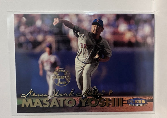 #561 Masato Yoshii New York Mets 1999 Fleer Tradtion Baseball Card