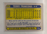 #34T Terry Francona Cincinnati Reds 1987 Topps Baseball Card