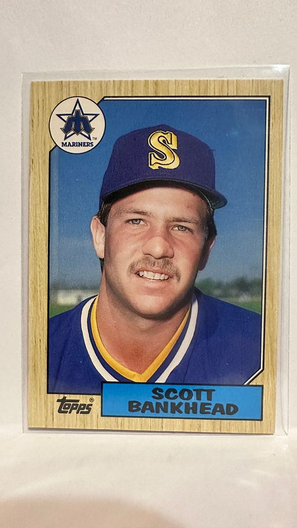 #2T Scott Bankhead Seattle Mariners 1987 Topps Baseball Card
