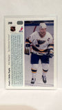 #208 Rick Meagher Frank J Selke Trophy St Louis Blues 90-91 Upper Deck Hockey Card