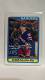 #454 Chris Nilan  New York Rangers 90-91 O-Pee-Chee Hockey Card