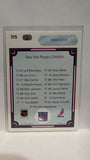 #315 Brian Leetch Checklist  New York Rangers 90-91 Upper Deck Hockey Card