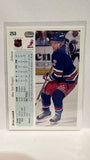 #253 Brian Leetch  New York Rangers 90-91 Upper Deck Hockey Card
