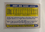 #124T Andy Van Slyke Pittsburgh Pirates 1987 Topps Baseball Card