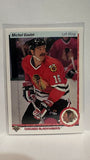 #133 Michel Goulet Chicago Blackhawks 90-91 Upper Deck Hockey Card