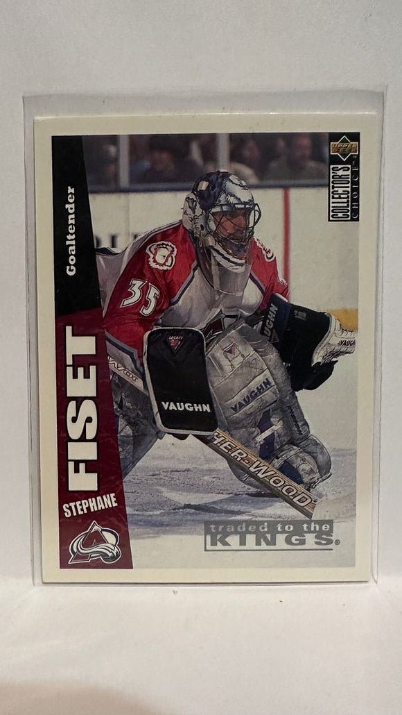 #59 Stephane Fiset Colorado Avalanche 96-97 Upper Deck Collector's Choice Hockey Card