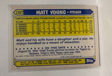 #131T Matt Young Los Angeles Dodgers 1987 Topps Baseball Card