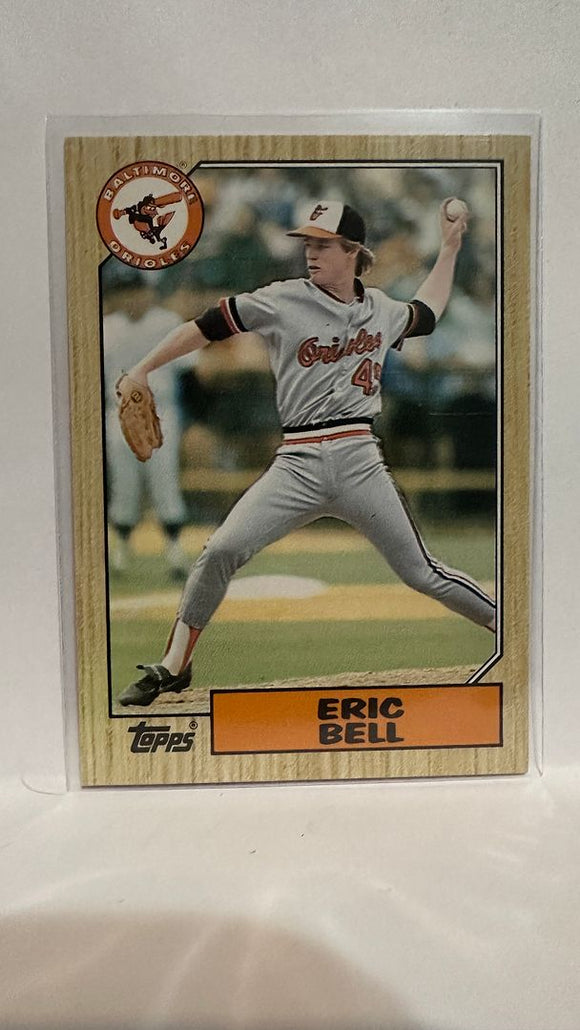 #3T Eric Bell Baltimore Orioles 1987 Topps Baseball Card