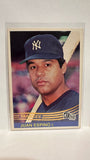 #92 Juan Espino New York Yankees 1984 Donruss Baseball Card