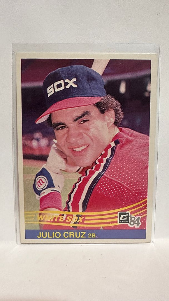 #379 Julio Luis Cruz Chicago White Sox 1984 Donruss Baseball Card