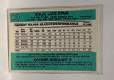#379 Julio Luis Cruz Chicago White Sox 1984 Donruss Baseball Card