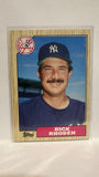 #101T Rick Rhoden  New York Yankees 1987 Topps Baseball Card