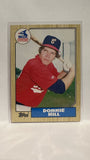 #47T Donnie Hill Chicago White Sox 1987 Topps Baseball Card