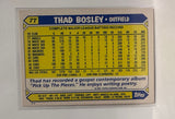 #7T Thad Bosley Kansas City Royals 1987 Topps Baseball Card