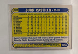 #20T Juan Castillo Milwaukee Brewers 1987 Topps Baseball Card