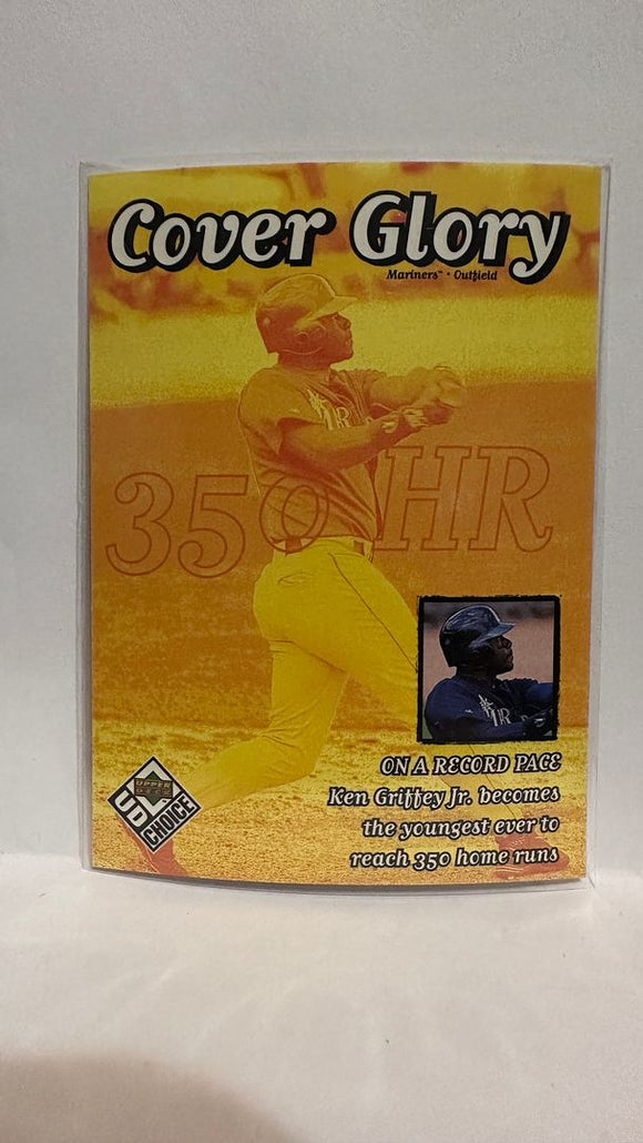 #37 Ken Griffey Jr Cover Glory Seattle Mariners 1999 Upper Deck Choice Baseball Card