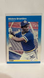 #582 Mickey Brantley Seattle Mariners 1987 Fleer Baseball Card