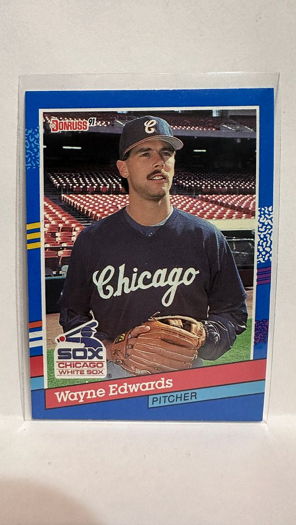 #327 Wayne Edwards Chicago White Sox 1991 Donruss Baseball Card