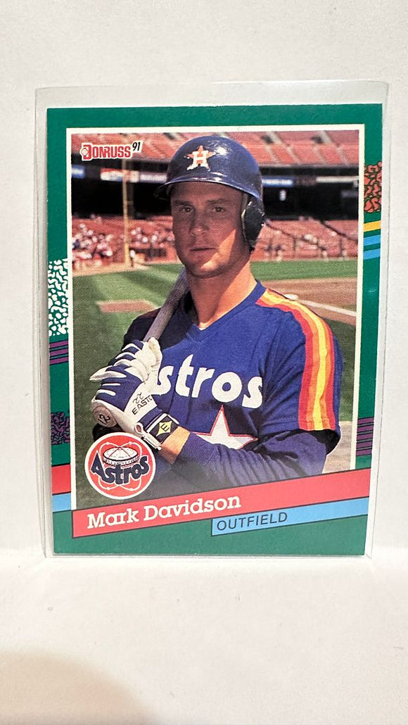 #540 John Davidson Houston Astros 1991 Donruss Baseball Card