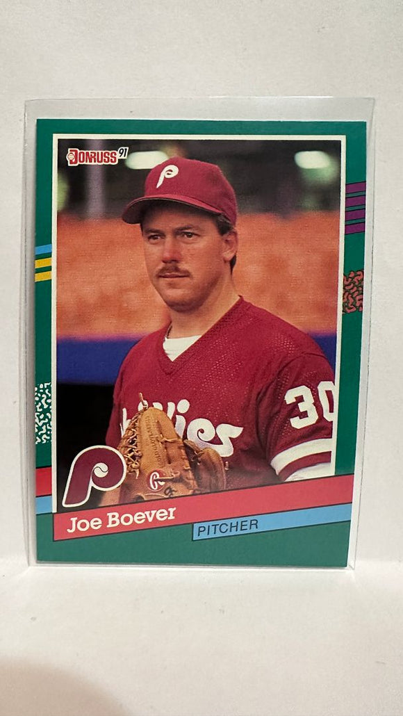 #578 Joseph Boever Philadelphia Phillies 1991 Donruss Baseball Card