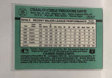 #580 Charles Davis Los Angeles Angels 1991 Donruss Baseball Card