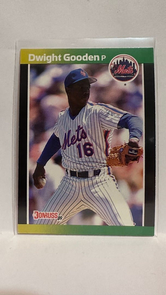 #270 Dwight Gooden New York Mets 1989 Donruss Baseball Card