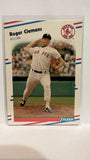 #349 Roger Clemens Boston Red Sox 1988 Fleer Baseball Card