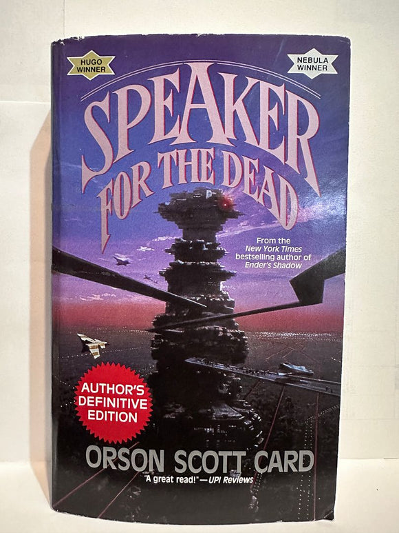 Speaker for the Dead Orson Scott Card © 1991 Fantasy Science Fiction Book Paperback