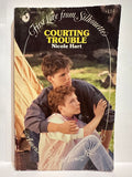 Courting Trouble First Love From Silhouette Nicole Hart © 1984 Young Adult  Book Paperback
