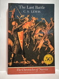 The Last Battle Chronicles of Narnia C.S. Lewis © 1994 Young Adult  Book Paperback