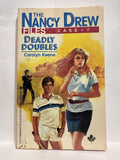 #  Deadly Doubles Nancy Drew Files Caes 7 Carolyn Keene © 1987 Young Adult  Book Paperback