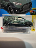 Green Tiger Ford Transit Connect 6/10 HW Art Cars HKK18 ©2021 64/250 Hot Wheels Diecast Car