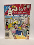 # 59 Archie Archie Andrews Where Are You  © 1988 Archie Digest Magazine Book Paperback