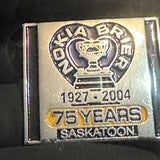 Nokia Brier 1927 2004 75 Years Saskatoon Curling  Lapel Pin