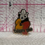Calgary Stampede 1988 Panda Bear Channel 2 & 7  Lapel Pin