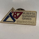 87 Alberta Summer Games Strathcona  Lapel Pin