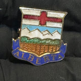 Alberta Crest Emblem  Lapel Pin