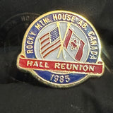 Rocky Mountain House Alberta Canada Hall Reunion 1985  Lapel Pin