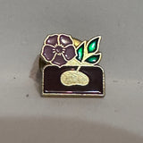 Wild Rose Potato Alberta  Lapel Pin
