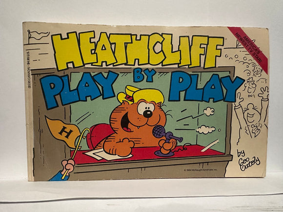 Heathcliff Play By Play George Gately  © 1984 Comic Digest Book Paperback