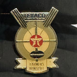 Texaco Farmers Bonspiel Curling Logo  Lapel Pin