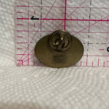 Red Deer Fish and Game Logo  Lapel Pin