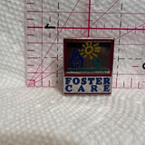 Foster Care Drawing Logo  Lapel Pin