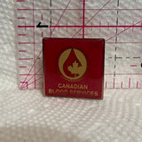 Canadian Blood Services Logo  Lapel Pin