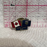 Harry Sohal MLA Canada Alberta Friendship Flags  Lapel Pin